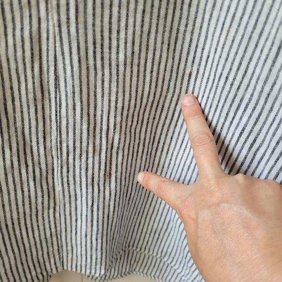 Zara Basic Tunic Top Linen Blend Size Small - Picture 5 of 11